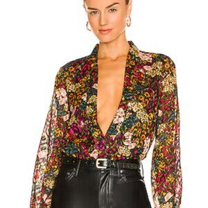 Amanda Uprichard Floral Women's Hera Bodysuit